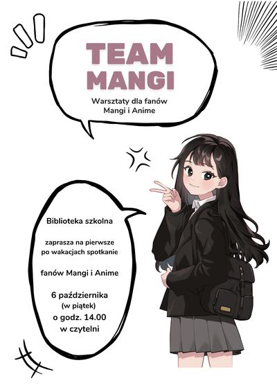 Zapraszamy fanów Mangi i Anime!